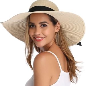 Large Floppy Woven Straw Hat